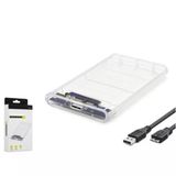 NODAR HADRON HDX1760 HDD KUTU USB3.0 PLASTİK SATA 2.5" TRANSPARENT 300.80.10.0027