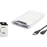 Nodar Hadron HDX1760 HDD Kutu Usb3.0 Plastik Sata 2.5" Transparent (Kdo)