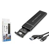 NODAR Hadron Hdx1769 Ssd Kutu Type-C3.1 + Usb3.0 Nvme M2 Chip Jms581D Siyah