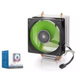 NODAR ND-2607 CPU İşlemci Soğutucu 2 Bakır Borulu - Siyah