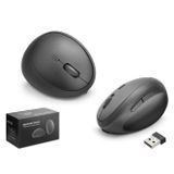 NODAR ND1210 Dual Mode Ergonomik Dikey Mouse 2.4 GHz Bluetooth 3200 DPI 6 Tuş Siyah