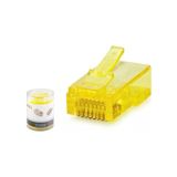 Nodar Nd2400 Cat6 Ez Rj45 Konnektör Plastik Kutu - Sarı (100 Lü Paket)
