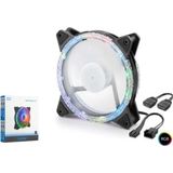 Nodar ND2662 Kasa Fanı Dış Kristal Argb 120 mm Siyah (Kdo)