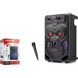Nodar ND2820 8 İnç Bluetooth Hoparlör 340*227*176MM USB FM AUX Girişi ile Taşınabilir Ses Sistemi