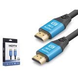 Nodar Nd4051 Hdmi 2.0 Kablo 4K 60 Hz Od 8.0 Mm 3 Metre Siyah Mavi