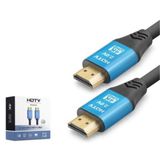 Nodar Nd4056 Hdmı 2.0 Kablo 4K 60 Hz Od 8.0 Mm 25 M Siyah Mavi (Kdo)