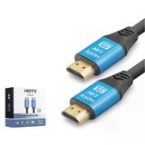 Nodar Nd4056 Hdmı 2.0 Kablo 4k 60 Hz Od 8.0 Mm 25 M Siyah Mavi