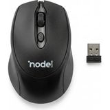 Node Game Kablosuz Siyah Ofis Mouse 2.4g Optik Lens Teknolojisi 10 Metre Menzil Ergonomik Tasarım Güç Tasarruf Modlu