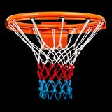 Nodes Basketbol Pota Filesi Ağı - 3 Renk - Profesyonel - 2 Adet - Standart - Kırmızı - Beyaz - Mavi