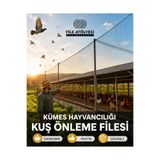 Nodes Kedi ve Balkon Güvenlik Filesi - Kuş Önleme Filesi - 200*700cm