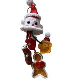 Noel Baba Amigurumi Organik Anahtarlık Oyuncak