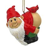 Noel Süsü - Bahçe Cüceler Figürin - Loonie Moonie Gnome - Yaramaz Cüceler - Mooning Gnomes Heykelleri
