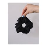 Noestudio Dantel Scrunchie 2’li Set Yumuşak Hacimli Saç Tokası Beyaz & Siyah Şık Yazlık