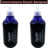 NOFFE SİLVER/MOR ŞAMPUAN 500 ML X 2 Adet