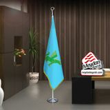 Nogay -Nogaylılar Bayrak -Ofis -Makam-Toplantı Odaları -Direkli -Saçaklı Makam Bayrağı