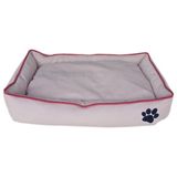 Nohov Tay Tüyü Köpek Yatağı M 15 x 60 x 80 cm Pudra