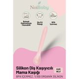 NoiBaby Silikon Diş Kaşıyıcılı Mama Kaşığı - Pembe