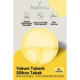 NoiBaby Vakum Tabanlı Silikon Tabak - Sarı