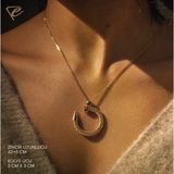 Noir Rose Premium 14 Ayar Altın Tasarım Kolye