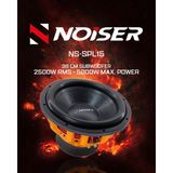 Noiser NS-SPL15 38 cm Subwoofer Bass | 5000W Max - 2500W Rms | 4 Ohm