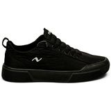 Noka Champ Günlük Lastik Bağcıklı Sneaker Ayakkabı - Siyah