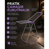 Nokhba Çamaşır Kurutma Askısı Lavender