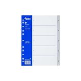 Noki 1-5 Rakamlı Seperatör 5 Adet Mavi Renk Düzenleyici Ölçülerle Pratik Kullanım İçin