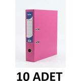 Noki 10 Adet Geniş Plastik Klasör - Pembe