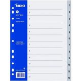 Noki 100 Adet 1-12 Rakamlar Ayraç Seperator