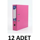 Noki 12 Adet Geniş Plastik Klasör - Pembe