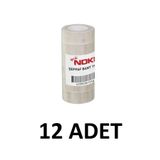 Noki 12 Adet Kristal Büro Bandı 19MM x 33 Metre Para Bandı