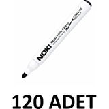 Noki 120 Adet Yuvarlak Uç 1464 Regular Tahta Kalemi Yazı Tahtası Kalemi - Siyah