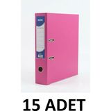 Noki 15 Adet Geniş Plastik Klasör - Pembe