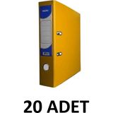 Noki 20 Adet Geniş Plastik Klasör - Sarı