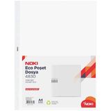 Noki 30'lu Koli 100'lü Eco Poşet Dosya 4830-ECO Dayanıklı ve Çevre Dostu Belgelerinizi Korur