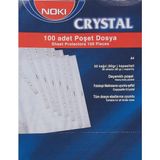 Noki 4830CR Cristal Poşet Dosya, 100 Adet - 41 Delft Blue