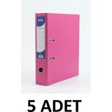 Noki 5 Adet Geniş Plastik Klasör - Pembe