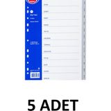Noki 5 Adet Ocak-Aralık Ayraç Seperator