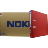 Noki 56412-080 Kırmızı 25'li Koli Dar Plastik Klasör