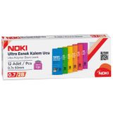 Noki 7216 0.7 mm 2B 60 mm Mekanik Kalem Ucu 120'li 12 Adet