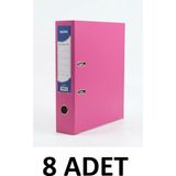 Noki 8 Adet Geniş Plastik Klasör - Pembe