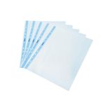 Noki A-4 Poşet Dosya Kristal Mavi 100 Lü 4830cr (1 Paket 100 Adet)