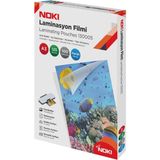 Noki A3 Laminasyon Filmi 125 Mikron Parlak 100 Adet Su Geçirmez ve Kırışmaz Koruma
