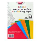 Noki A4 5 Renk 100 Yaprak Renkli Fotokopi Kağıdı