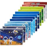 Noki A4 Baskılı Çıtçıtlı Dosya 12 Adet Erkek Desenler ile Renkli ve Eğlenceli Kullanım