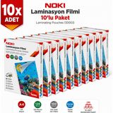 Noki A4 Laminasyon Filmi 125 Mikron Parlak 100'LÜ x 10 Paket (1000 Adet)