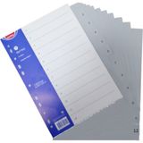 Noki A4 Plastik Ayraç 12 Rakamlı Seperatör 1 Adet Düzenleme Kolaylığı Sağlar