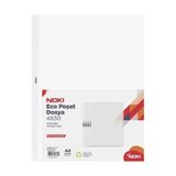 Noki A4 Poşet Dosya 100 Adet Şeffaf Renk 210x297 mm Ofis ve Eğitim İçin Uygun