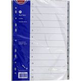 noki a4 seperatör 1-12 rakamlı plastik a4 59212 - Yok