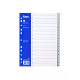 Noki A4 Seperatör 1-20 Rakamlı Plastik A4 59220